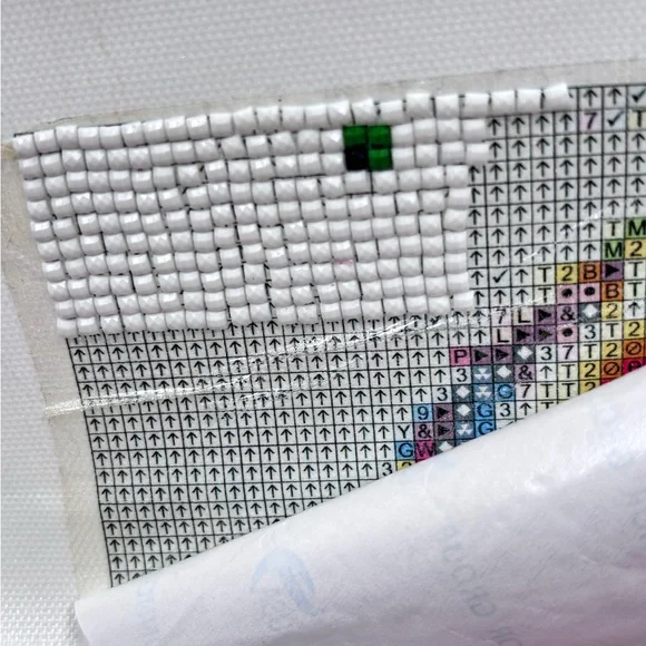 Shih Tzu Puppy Diamond Art Kit - 20x20cm - Partially Started - Picture 6 of 7